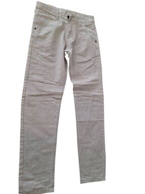 Fashion Jeans Khaki Straight Leg Pants Size 28 Y2K Quiet Luxury Casual
